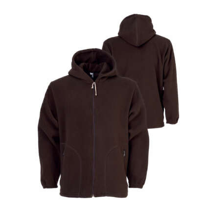 Giacca pile cappuccio