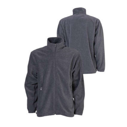 Giacca pile zip lunga