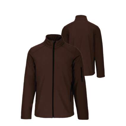 Giacca softshell zip lunga